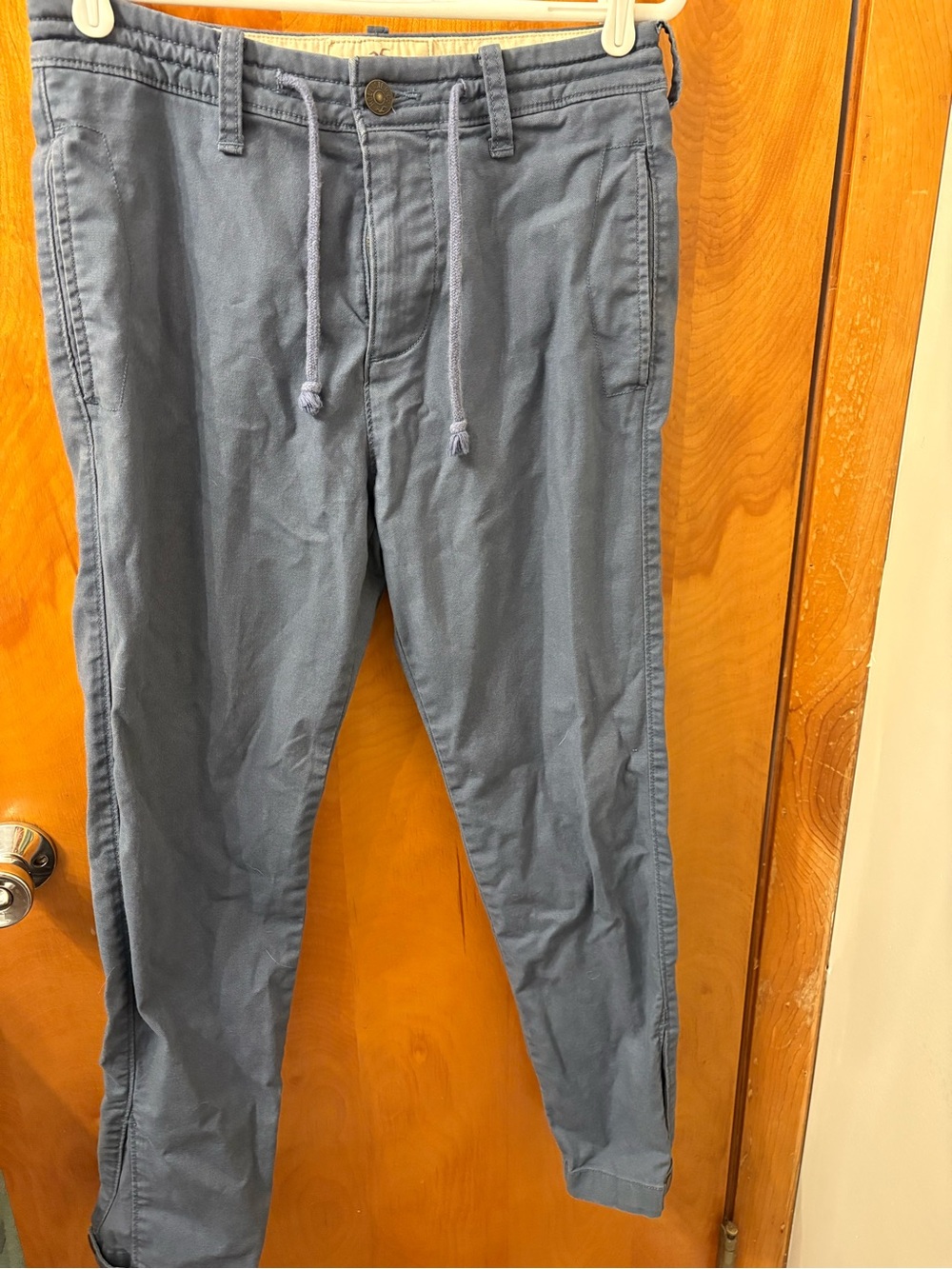 Hollister Men’s Blue Casual Drawstring Pants
